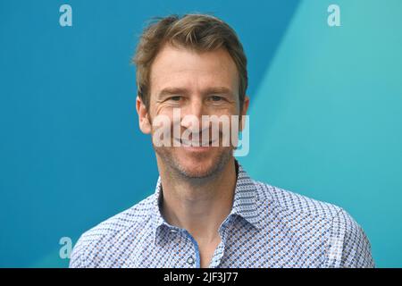 München, Deutschland. 28.. Juni 2022. Heiko RUPRECHT (Schauspieler) Einzelbild, abgeschnitten Einzelmotiv, Porträt, Porträt, Porträt ZDF Empfang/ Get Together in H`ugo`s Bar anlässlich der Münchner Filmfestspiele am 28.. Juni 2022 Quelle: dpa/Alamy Live News Stockfoto